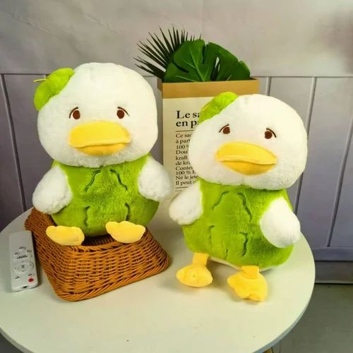 Cute Chick Plush Soft Toy 45 cm – Fruit Costume Cuddle Pillow for Kids